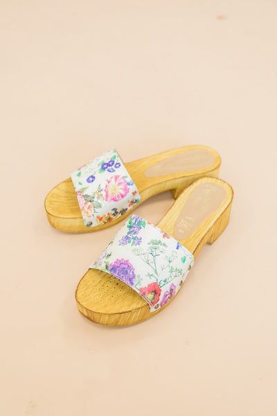 Seychelles | Marine Layer Floral Print Sandals | Natural - Poppy and Stella