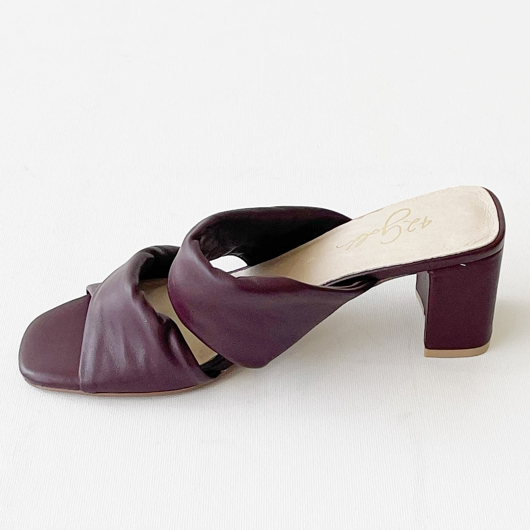 Loralie Heels | Burgundy - Poppy and Stella