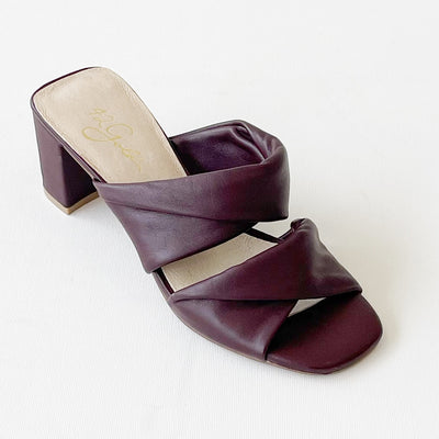 Loralie Heels | Burgundy - Poppy and Stella