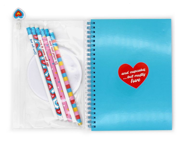 Pencil Set | All You Need is Love - Poppy and Stella