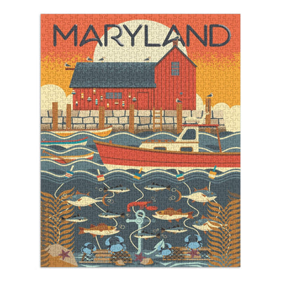 Puzzle | Geometric Maryland - Poppy and Stella