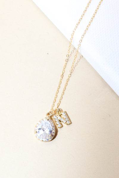 Crystal Initial Necklaces | Assorted - Poppy and Stella