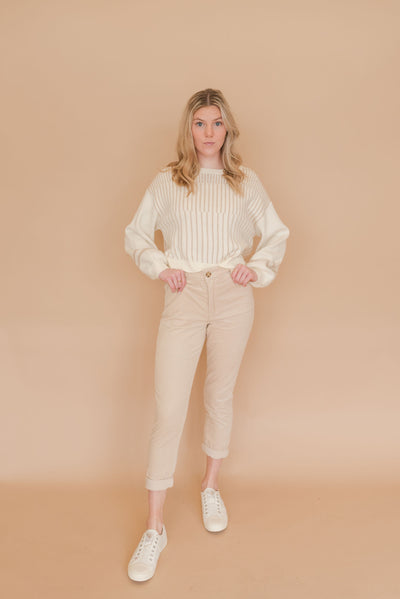 Montay Corduroy Tapered Trouser - Poppy and Stella