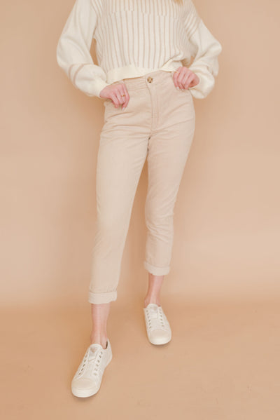 Montay Corduroy Tapered Trouser - Poppy and Stella