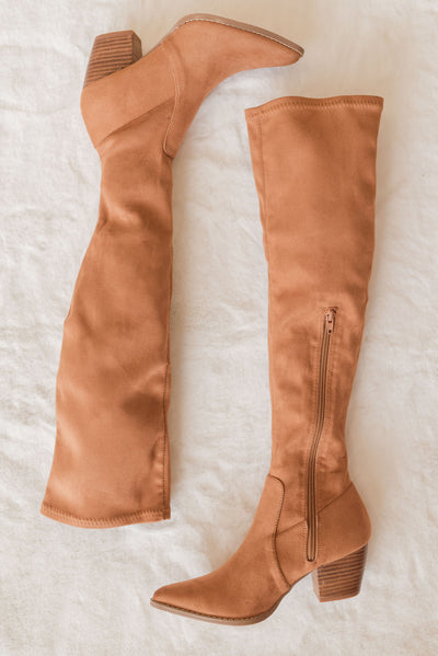 Matisse | Broadway Over-the-Knee Boot | Tan - Poppy and Stella
