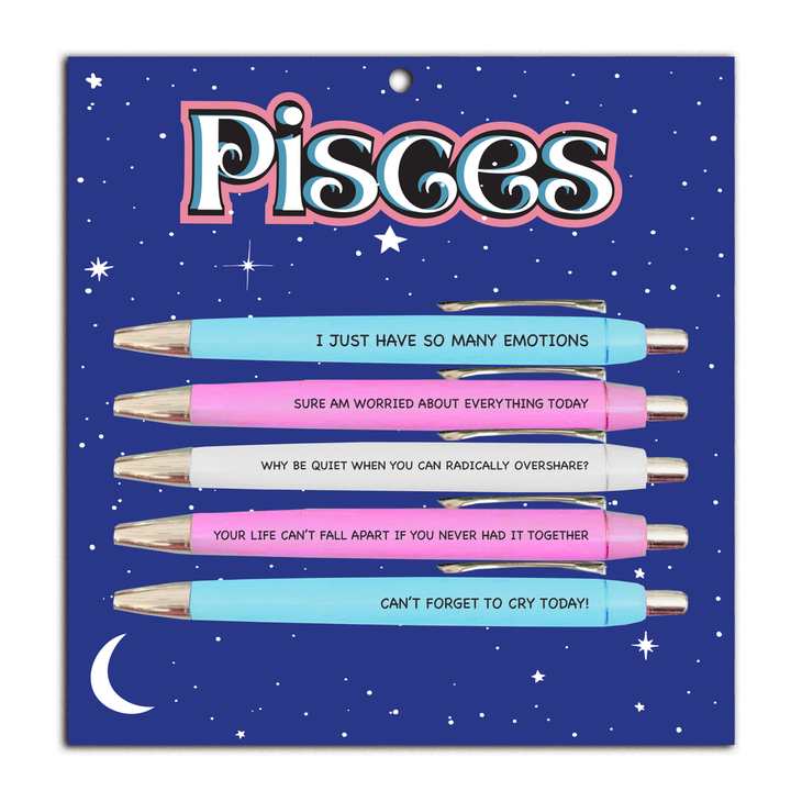 Astrology Pen Set | Assorted Astrological Signs - Poppy and Stella