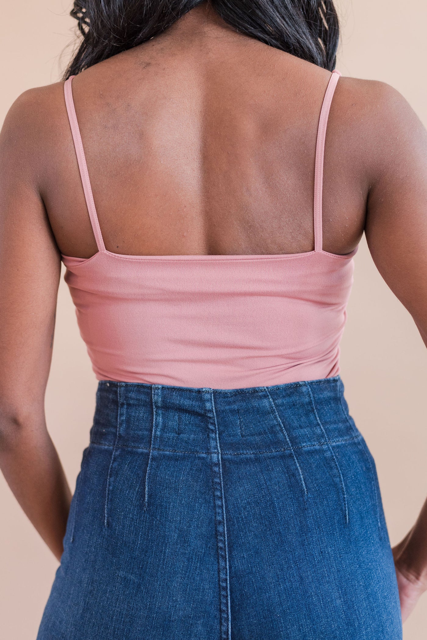 Free People | Seamless V-Neck Cami | Wind Blush - Poppy and Stella