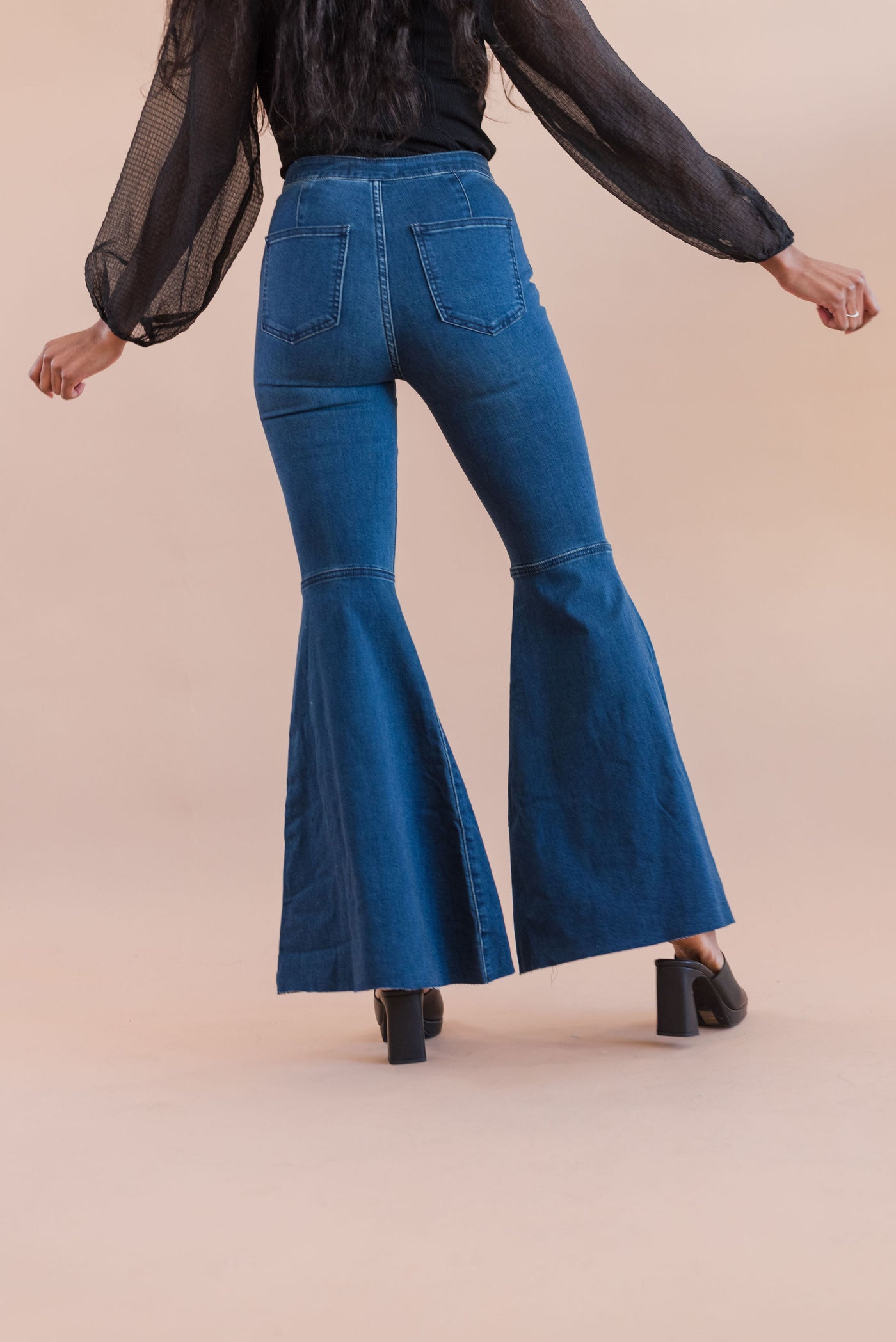 Free People | Just Float on Flare Jeans - Poppy and Stella