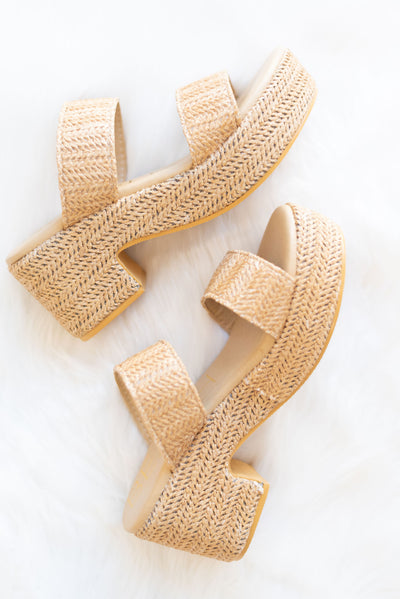 Matisse | Ocean Avenue Platform Sandal | Tan