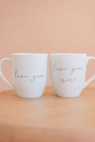 Love You/Love You More Mug Set - Poppy and Stella