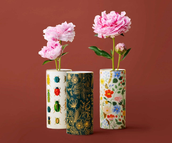 Rifle Paper | Strawberry Fields Porcelain Vase - Poppy and Stella