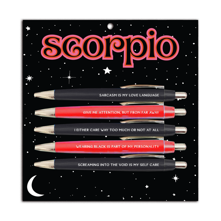 Astrology Pen Set | Assorted Astrological Signs - Poppy and Stella