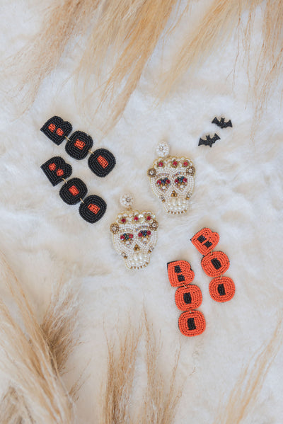 BOO Beaded Earrings | Assorted - Poppy and Stella