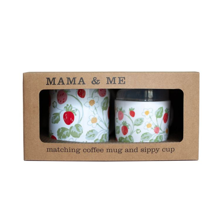 Mama and Me Cup Set | Vintage Strawberry