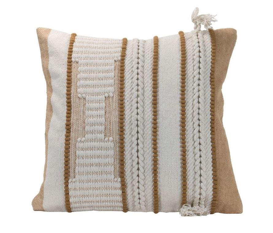 Tierra Hand Woven Pillow - Poppy and Stella