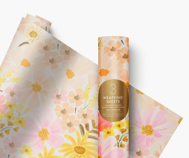Rifle Paper | Marguerite Wrapping Paper - Poppy and Stella