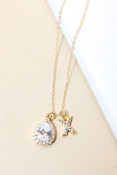 Crystal Initial Necklaces | Assorted - Poppy and Stella